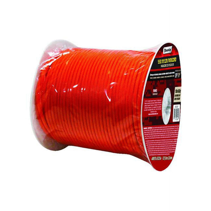 Koch 5/32 in. D X 400 ft. L Orange Braided Nylon Paracord