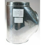 Selkirk Sure Temp 14.75 in. X 8 in. X 8 in. Stainless Steel Vent Tee with Cap