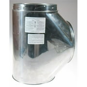 Selkirk Sure Temp 14.75 in. X 8 in. X 8 in. Stainless Steel Vent Tee with Cap