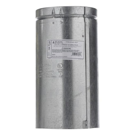 Selkirk 6 in. D X 12 in. L Aluminum Round Gas Vent Pipe
