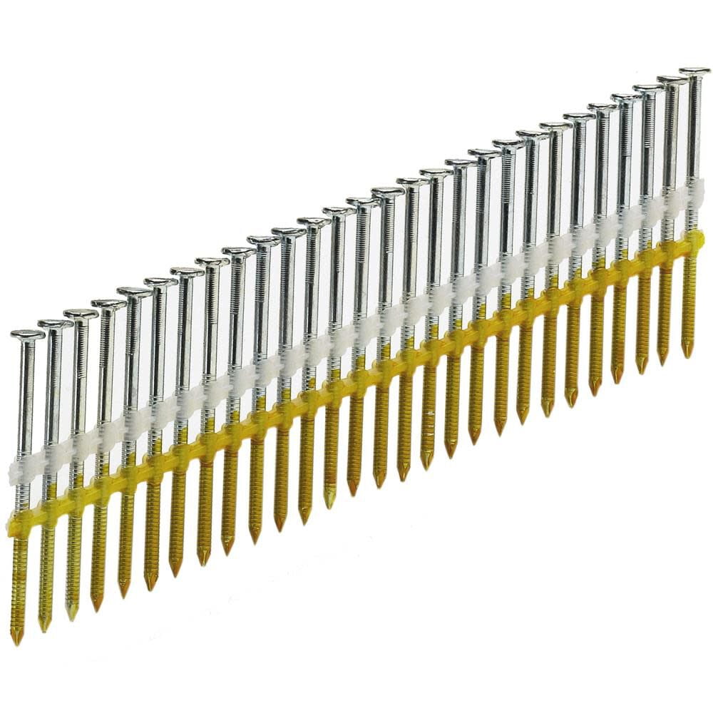 Senco 3-1/2 in. L X 16 Ga. Angled Strip Hot-Dip Galvanized Framing Nails 20 deg 2,500 pk