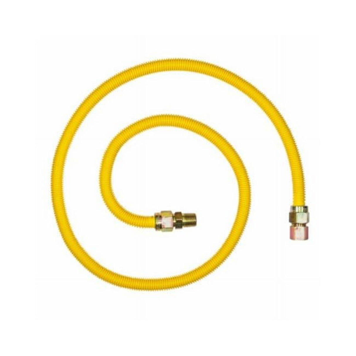 Eastman 1/2 in. FIP X 1/2 in. D MIP 60 in. Stainless Steel Gas Connector