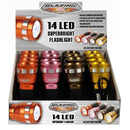 Blazing LEDz 14 LED 85 lm Assorted LED Flashlight AAA Battery