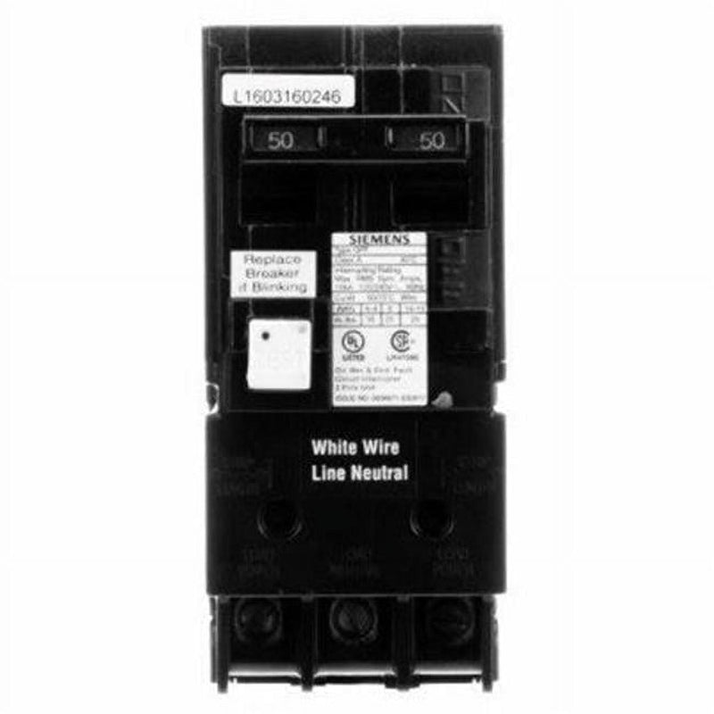 Siemens 50 amps Ground Fault 2-Pole Circuit Breaker