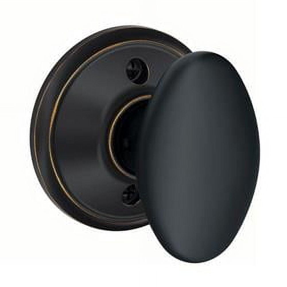 Schlage Siena Traditional Aged Bronze Dummy Knob Right or Left Handed