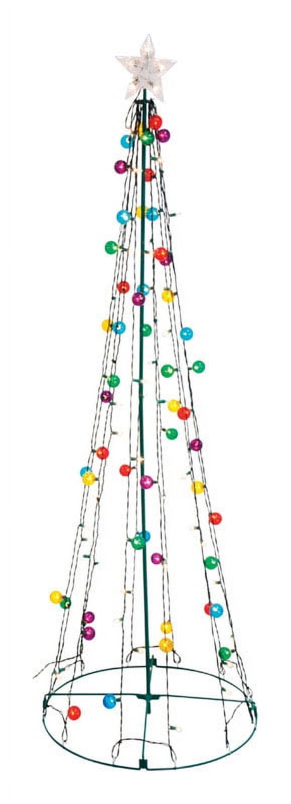 Sienna Incandescent Multi Twinkling String Tree 6.5 ft. Yard Decor