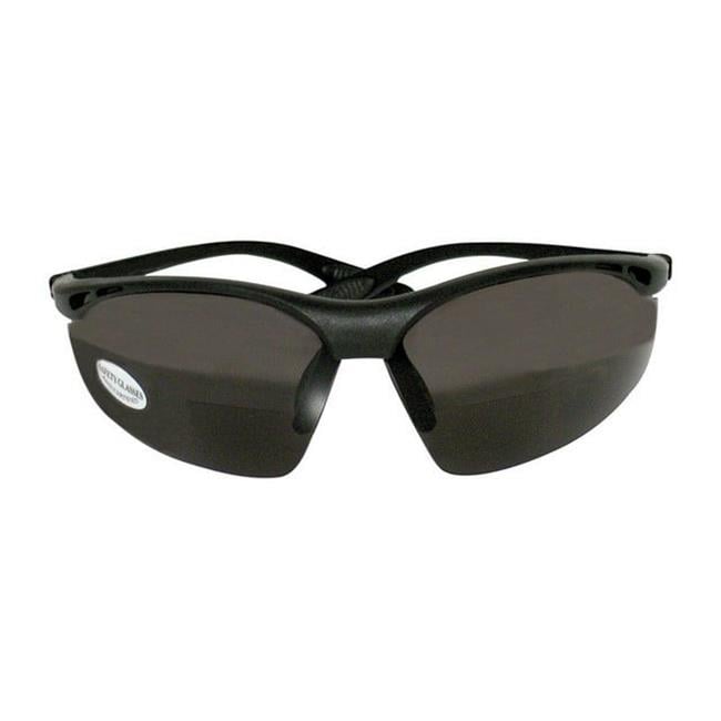 Sierra Ranch Bi-Focal Safety Readers Smoke Lens Black Frame 1 pc