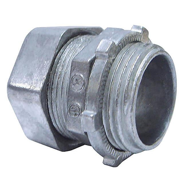 Sigma Engineered Solutions ProConnex 3/4 in. D Die-Cast Zinc Compression Connector For EMT 5 pk