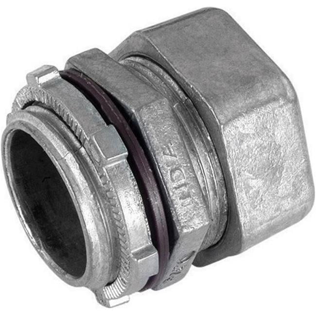 Sigma Engineered Solutions 1/2 in. D Die-Cast Zinc Rain-Tight Compression Connector For EMT 1 pk