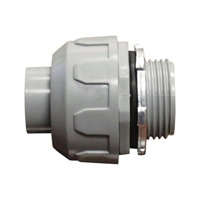 Sigma Engineered Solutions ProConnex 1/2 in. D Plastic Straight Connector For Liquid Tight 1 pk