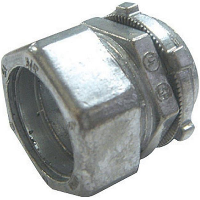 Sigma Engineered Solutions ProConnex 3/4 in. D Die-Cast Zinc Compression Connector For EMT 1 pk