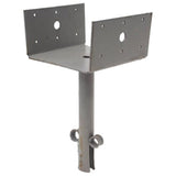 Simpson Strong-Tie 3 in. H X 6 in. W 12 Ga. Galvanized Steel Elevated Post Base