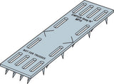 Simpson Strong-Tie 4 in. H X 0.4 in. W X 1 in. L Galvanized Steel Mending Plate