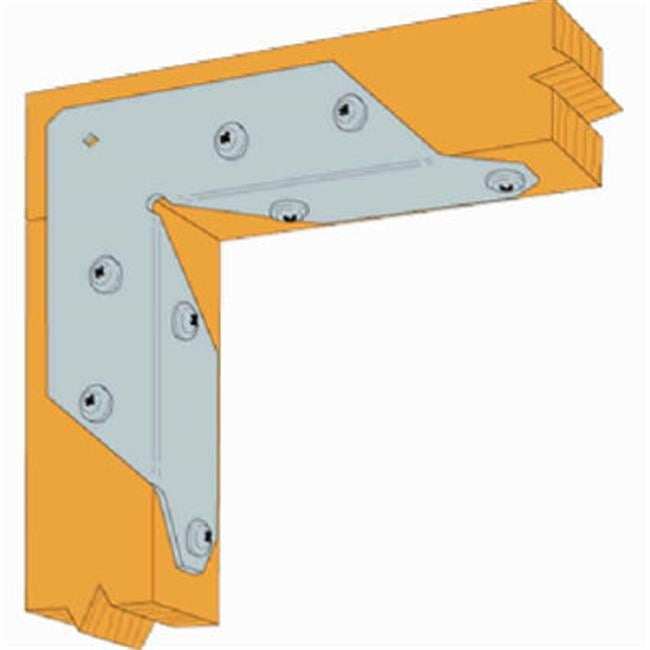 Simpson Strong-Tie ZMax 5.94 in. H X 5.94 in. W 16 Ga. Galvanized Steel Rigid Tie Connectors