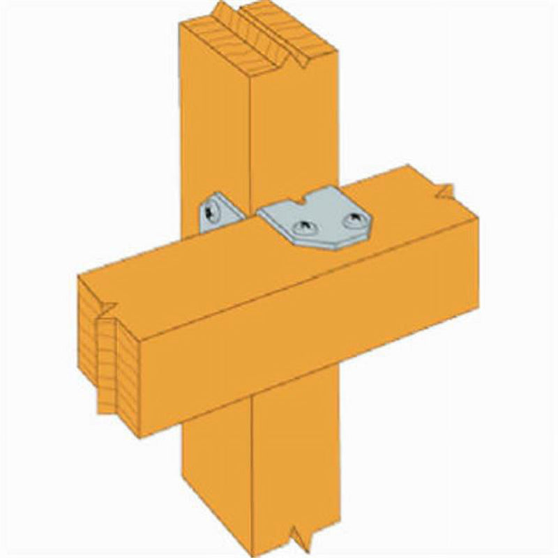 Simpson Strong-Tie 2 in. H X 2 in. W 20 Ga. Galvanized Steel Rigid Tie Connectors