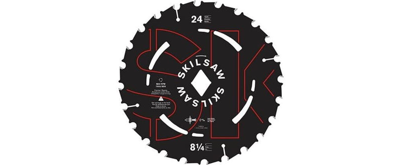 SKIL 8-1/4 in. D X 13/16 in. Carbide Tipped Steel Circular Saw Blade 24 teeth 1 pc
