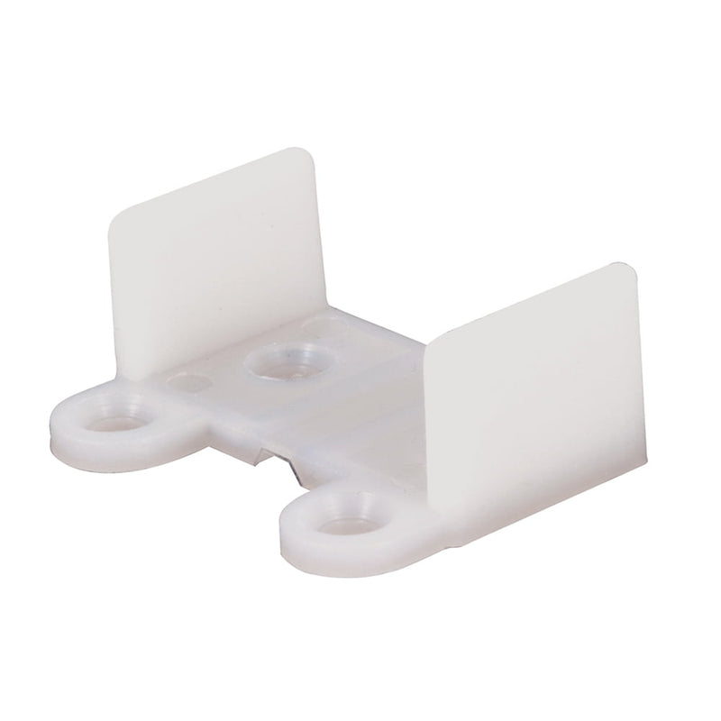 Prime-Line White Plastic Sliding Door Guide 1 pc