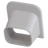 Slimduct Line Set Covers 5.38 in. W X 5.38 in. H White