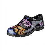 Sloggers Flower Power Women's Garden/Rain Shoes 6 US Black