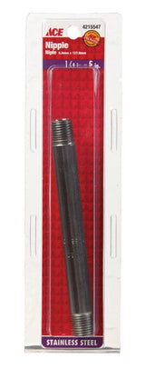 Ace 1/4 in. MPT Stainless Steel 5 in. L Nipple