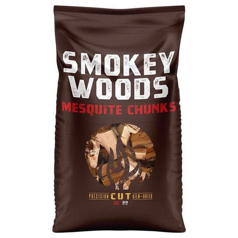 Smokey Woods All Natural Mesquite Wood Smoking Chunks 350 cu in