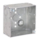 Southwire Old Work Square Galvanized Steel Weatherproof Box Silver