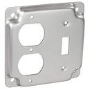 Southwire Square Steel 2 gang Toggle Duplex Cover