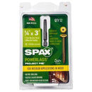 SPAX PowerLags 1/4 in. in. X 3 in. L T-30 Washer Head Construction Screws 12 pk
