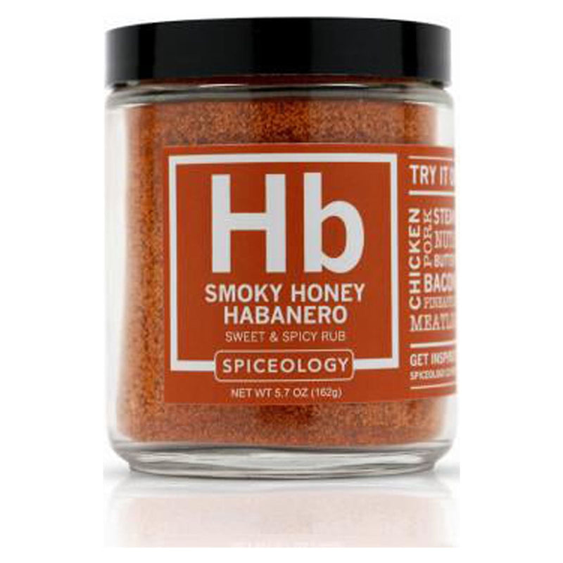 Spiceology Smoky Honey Habanero Sweet and Spicy Seasoning Rub 5.7 oz