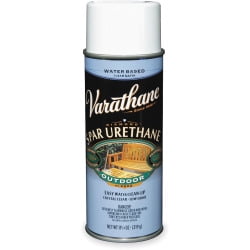 Varathane Ultimate Satin Crystal Clear Water-Based Acrylic Modified Urethane Spar Urethane Spray 11.