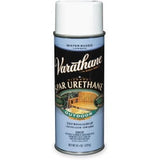 Varathane Ultimate Satin Crystal Clear Water-Based Acrylic Modified Urethane Spar Urethane Spray 11.