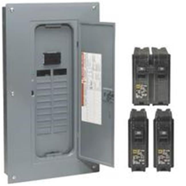 Square D HomeLine 100 amps 120/240 V 20 space 40 circuits Combination Mount Main Breaker Load Center