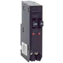 Square D 20/20 amps Tandem Single Pole Circuit Breaker