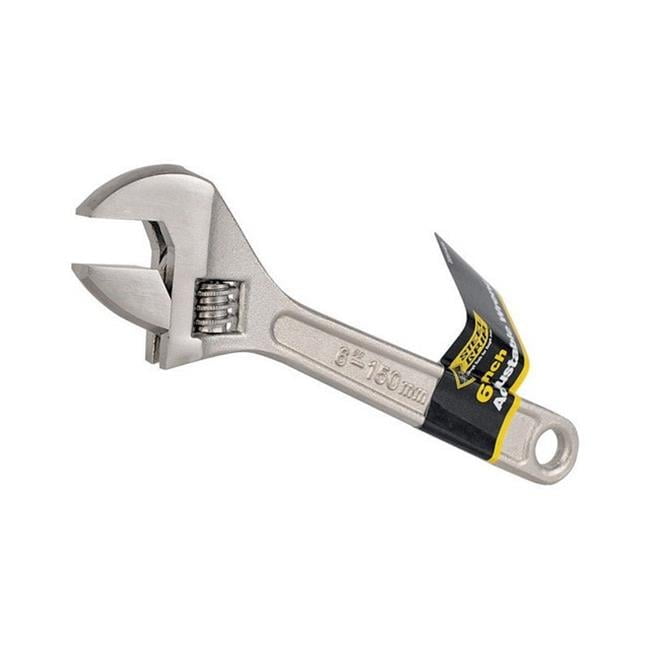 Steel Grip Adjustable Wrench 6 in. L 1 pc