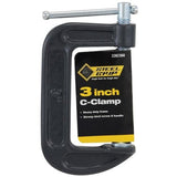 Steel Grip 3 in. Adjustable C-Clamp 1 pc