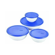 Sterilite White Bowl Set 4 pk