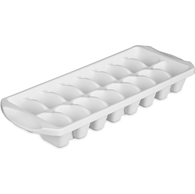 Sterilite White Polypropylene Ice Cube Tray