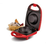 Rise by Dash 1 waffle Red Plastic Waffle Bowl Maker