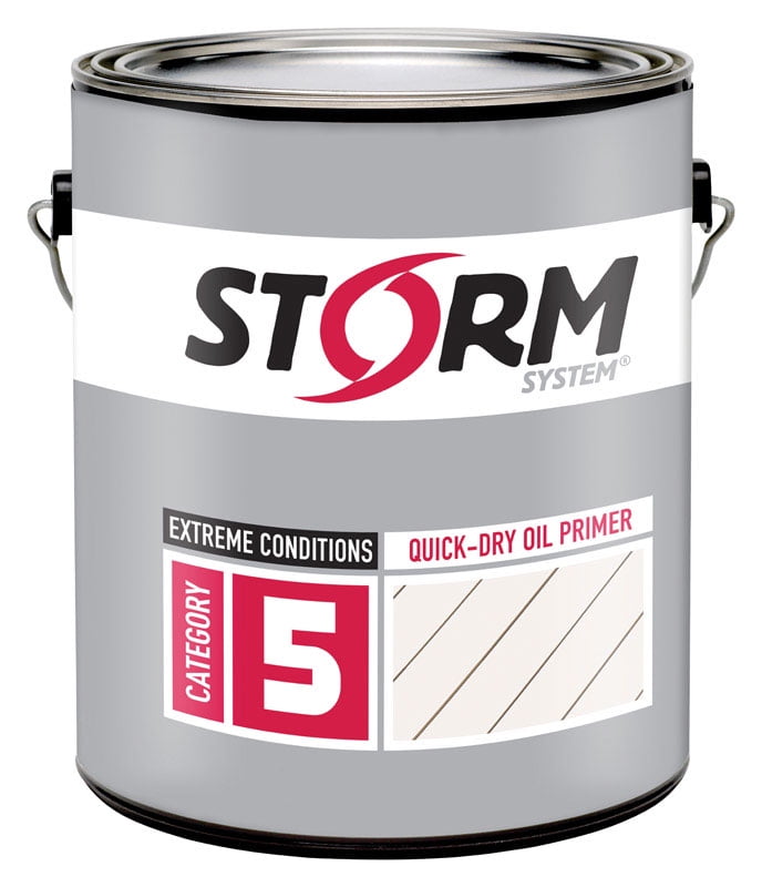 Storm System White Alkyd-Based Oil Primer 1 gal