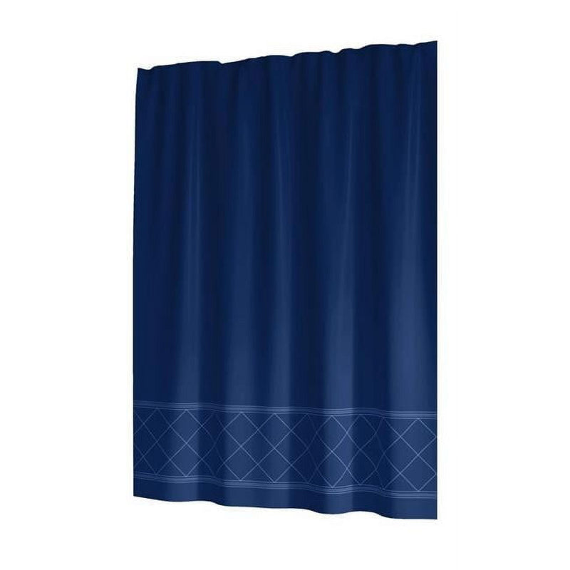 Sttelli Radiance 72 in. H X 72 in. W Navy Shower Curtain Polyester