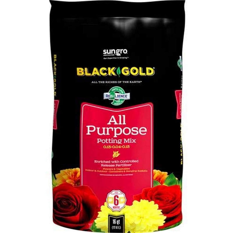 Black Gold All Purpose Potting Mix 16 qt