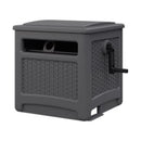 Suncast Smart Trak 225 ft. Gray Free Standing Hideaway Hose Reel