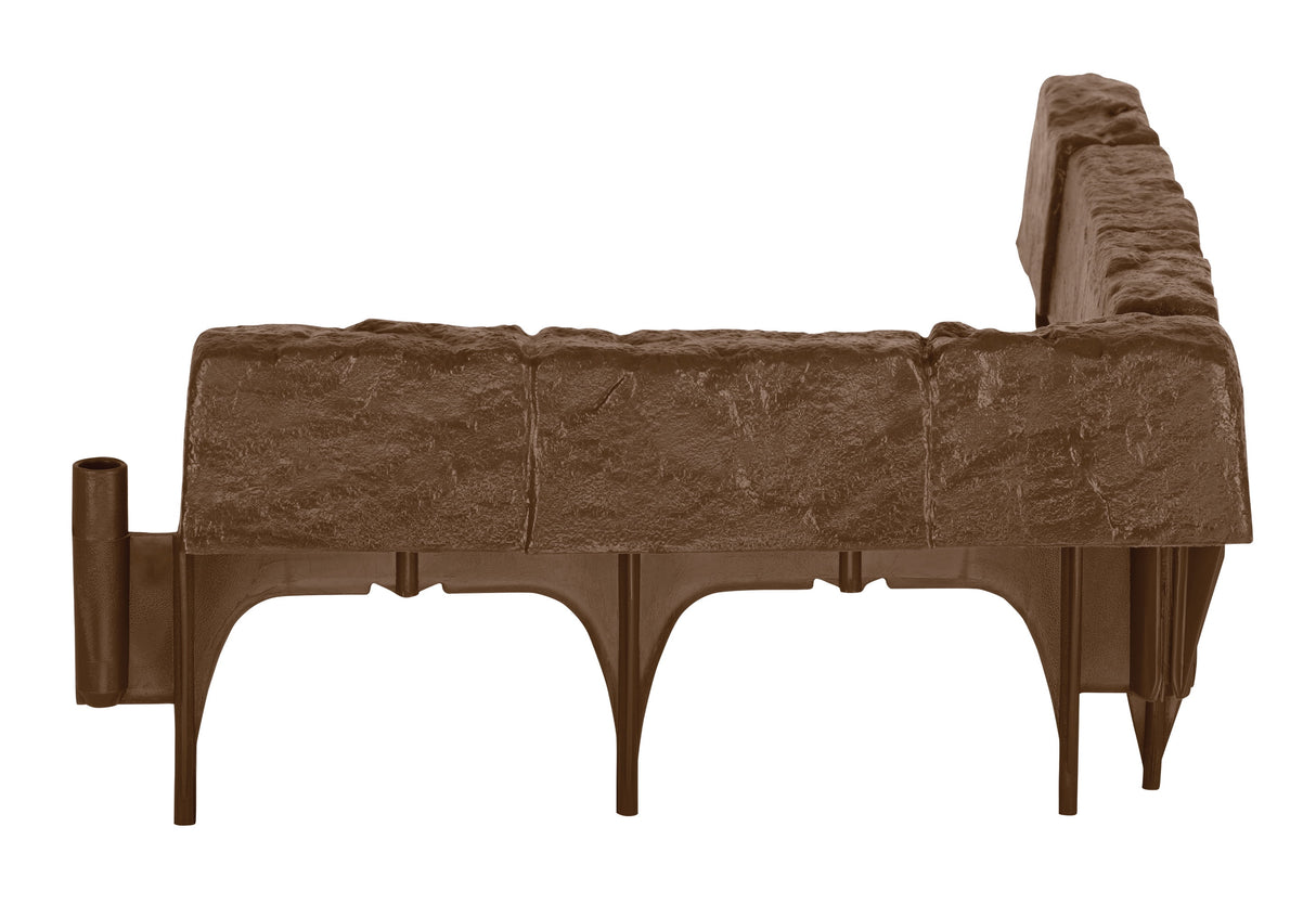 Suncast 12 in. L X 5.75 in. H Resin Brown Decorative Garden Border