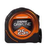 Swanson Savage Grip Line 25 ft. L X 1-1/16 in. W Gipline Tape Measure 1 pk