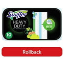 Swiffer Sweeper 5.4 in. Wet Microfiber Mop Refill Pad 10 pk