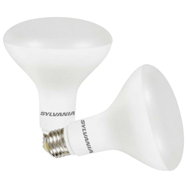 Sylvania Natural BR30 E26 (Medium) LED Floodlight Bulb Cool White 65 Watt Equivalence 2 pk