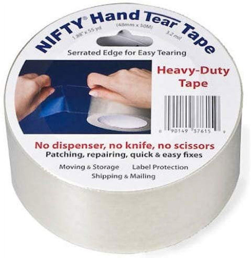 Nifty Hand Tear Tape 2 in. W X 1980 in. L Tape Clear