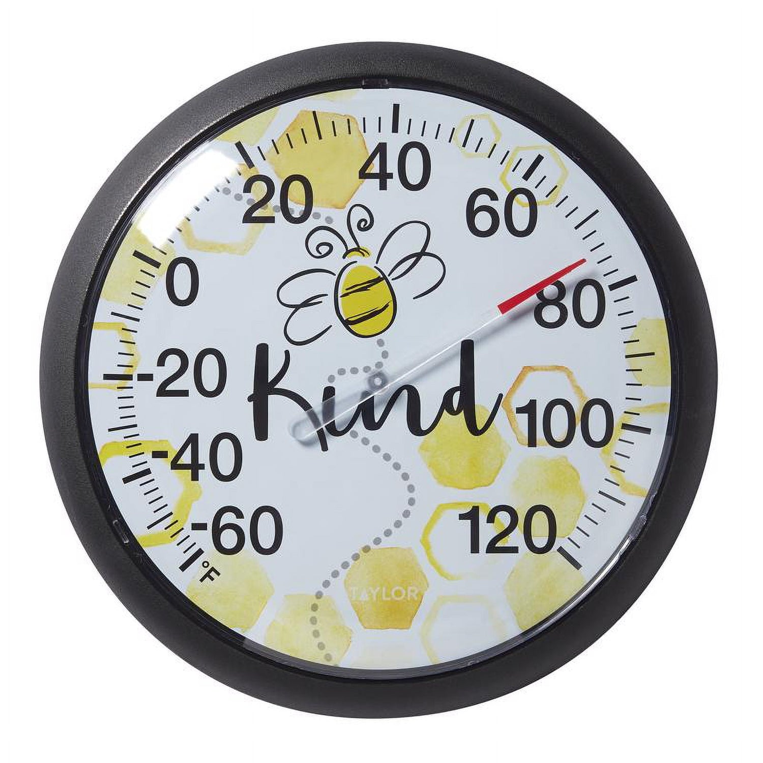 Taylor Bee Dial Thermometer Plastic Multicolored 13.25 in.