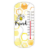 Taylor Bee Kind Dial Thermometer Plastic Multicolored 8 in.