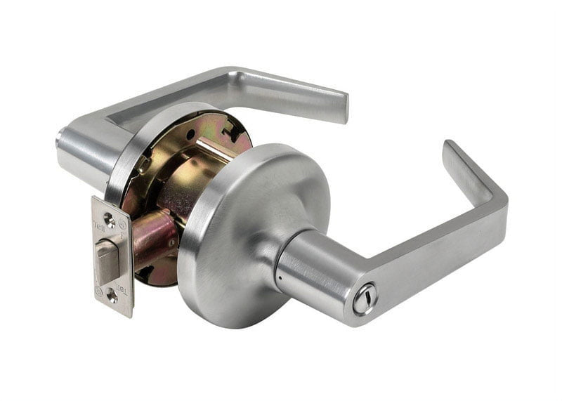 Tell Cortland Satin Chrome Classroom Lockset 2 in.